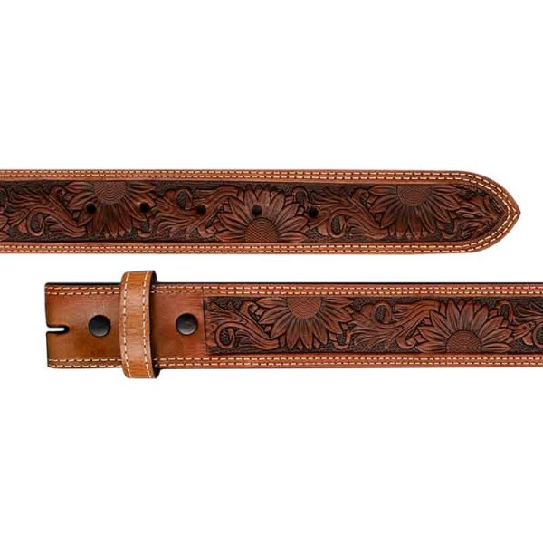 Southern Garden Leather Belt 